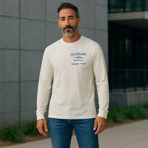 FREEMAN HOLDING GROUP LONG SLEEVE TSHIRT IWA JIMA 80TH ANNIVERSARY VEIVJ M/L